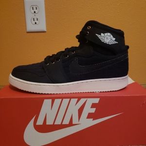 Quilted Navy Jordan 1 KO